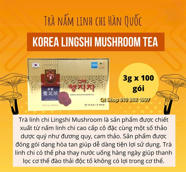*LM 1* - Trà Linh Chi Hàn Quốc- 100 gói - EXP 202809