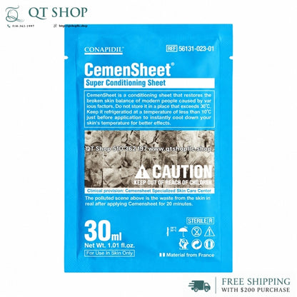Pharmesthetics CONAPIDIL CEMENSHEET: Mask Định Vị xanh Mặt Nạ Thải Độc & Phục Hồi - 1ea