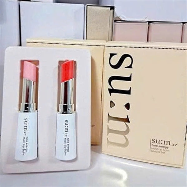 SUM37 - Set 2 Son Dưỡng Time Energy Moist Lip Balm - EXP 202803