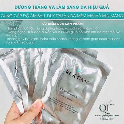REJURAN - Mặt nạ phục hồi PDRN Skin Protection Mask - 5ea - EXP 202707
