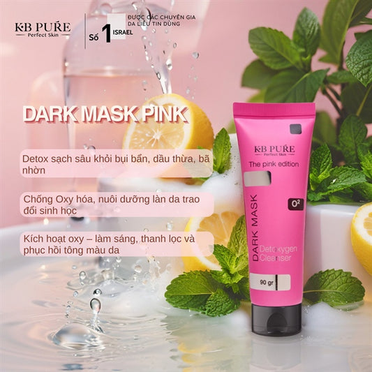KB Pure - Mask Thải Độc - Hồng - Da thường, nhạy cảm