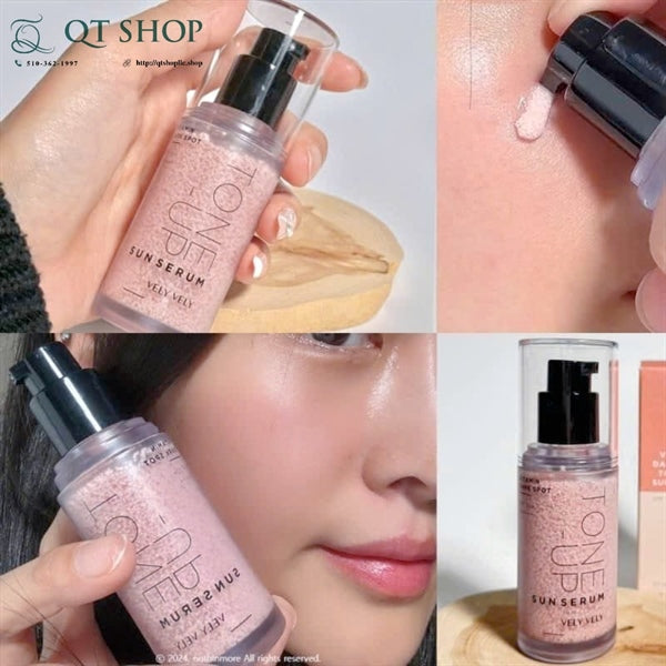 VELY VELY - Tinh Chất Chống Nắng Vitamin Dark Spot Tone-Up Sun Serum 30ml - EXP 202905