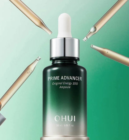 OHUI - Set Ohui Xanh Prime Advanced Original Energy 100 Ampoule SPECIAL SET 30 ml + 30 ml - 225$ - EXP 202905