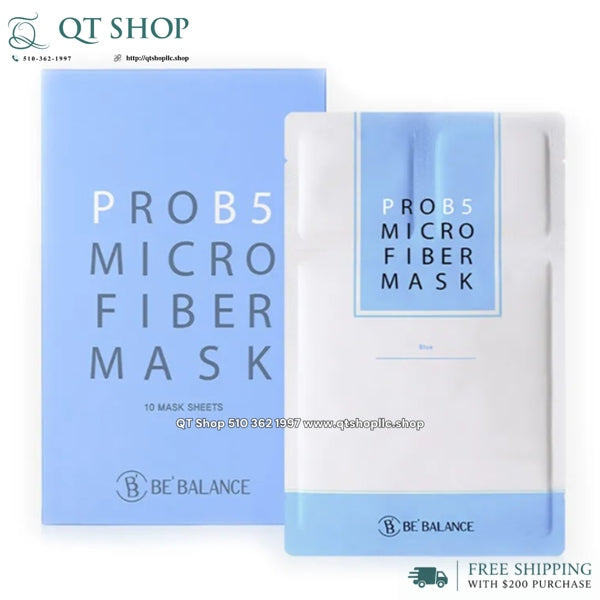 @ BEBALANCE - MICROFIBER Mask Xanh Dương PRO B5 Phục Hồi - 10 ea