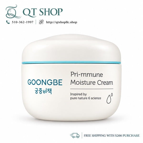 GOONGBE - Kids - Kem Dưỡng Ẩm Pri-mmune Moisture Cream 180ml - EXP 20280327