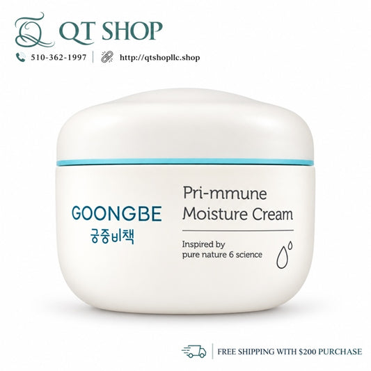 GOONGBE - Kids - Kem Dưỡng Ẩm Pri-mmune Moisture Cream 180ml - EXP 20280327