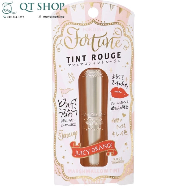 Son Thỏi KOSE COSMEPORT FORTUNE MARSHMALLOW TINT ROUGE 3.8G - Màu 04 Juice Orange