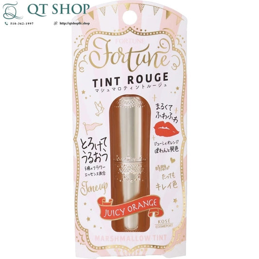 Son Thỏi KOSE COSMEPORT FORTUNE MARSHMALLOW TINT ROUGE 3.8G - Màu 04 Juice Orange
