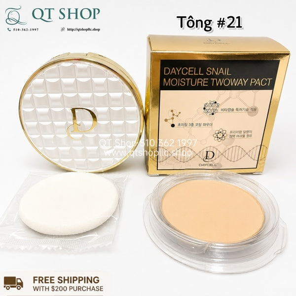 Phấn Phủ Ốc Sên Daycell - Tông #21 - Tặng kèm 1 lõi