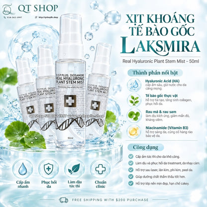 LAKSMIRA - Mist Xịt Khoáng TBG - 1ea - 50ml - EXP 202805