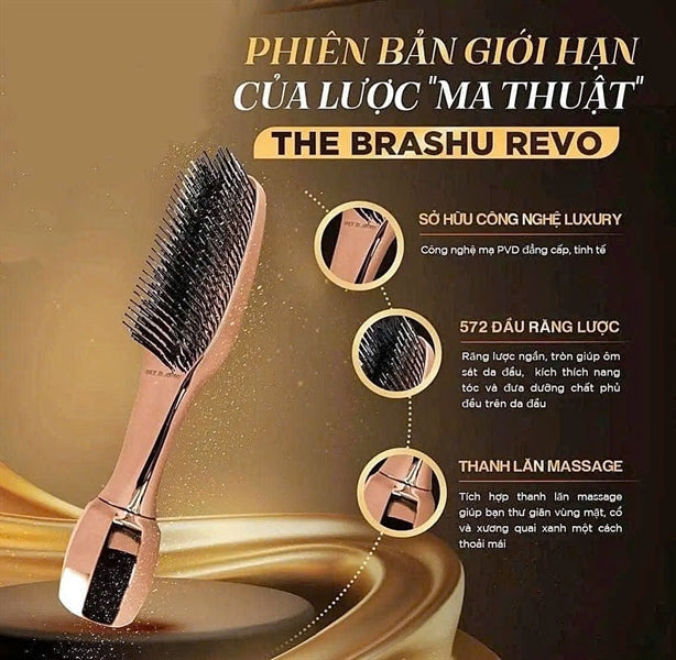 BRASHU - Lược Thần Kỳ The Brashu - Mẫu Mới