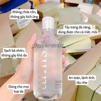 SUM37 - @ - Nước Tẩy Trang Sum Mới - 400ml tặng 2 mini x100ml - EXP 202805