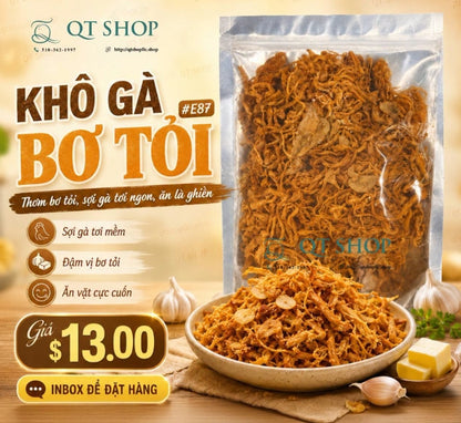 Khô Gà Bơ tỏi - 250gr