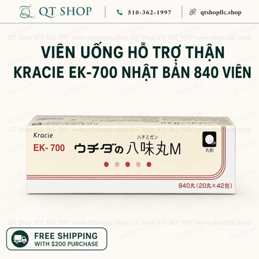 Viên uống bổ thận EKT-700 Kracie - 840 viên - Japan - exp 203010