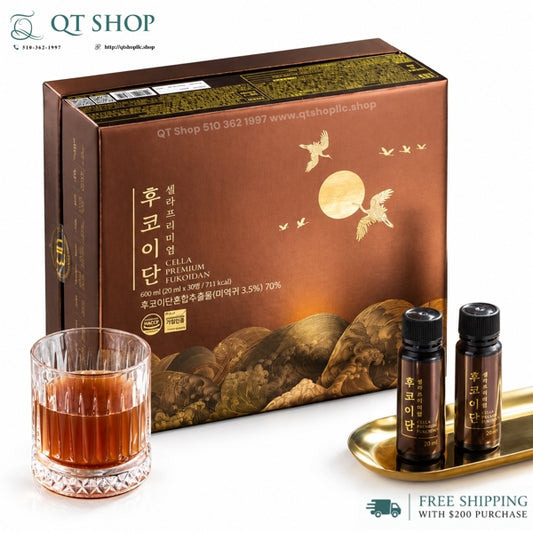 CELLA - Premium Fukoidan Nước Fucoidan HQ - 30 ống - EXP 202610 - BỎ HỘP