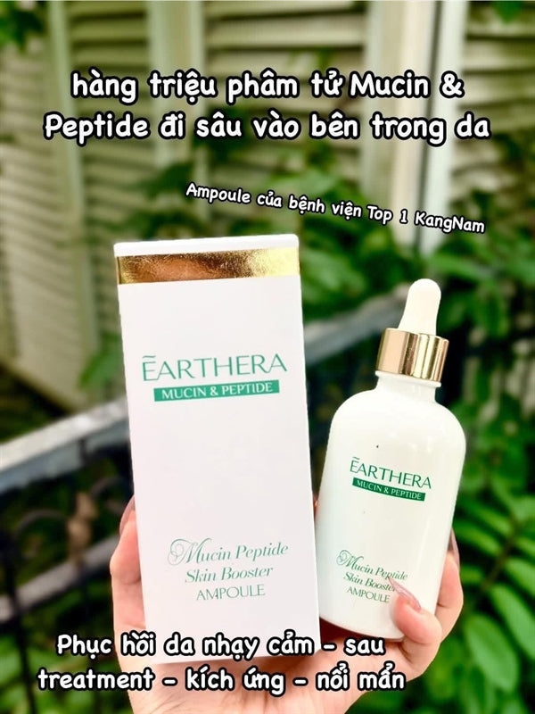 EARTHERA - Tinh Chất Mucin & Peptide Skin Booster Ampoule - 150ml - EXP 202903