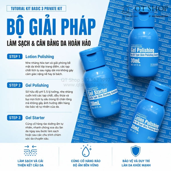 Pharmesthetics CONAPIDIL - Mini Tutorial Kit Basic 3 private kit - 30mlx3