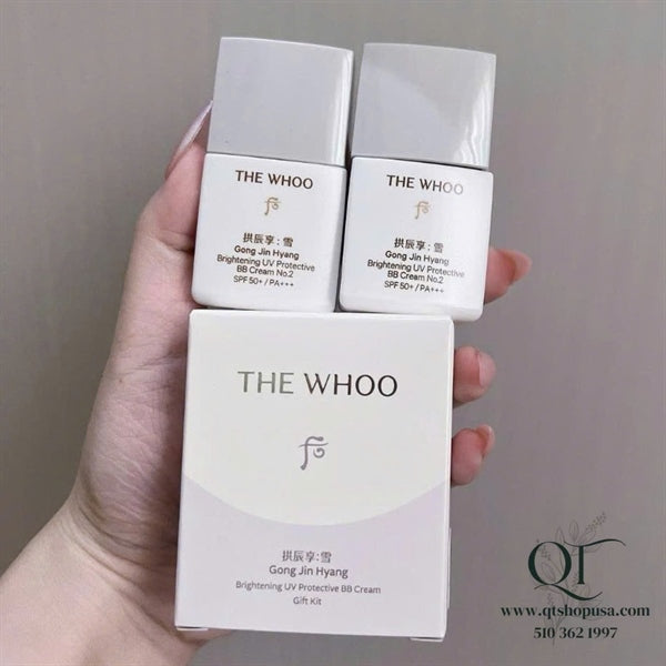 Set Kem Nền BB Whoo Trắng - 13ml x 2 lọ - Tông số 2 - EXP 202804