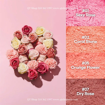 HOPEGIRL - Phấn Má Hồng 3D Powder Blusher - Màu #05 Orange Flower - EXP 20271110