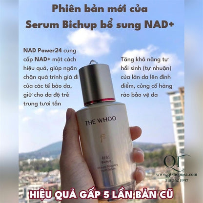 THE WHOO BICHUP - Set Serum Bichop Mới 50 ml tặng 20ml - Thế hệ thứ 4 - EXP 2029