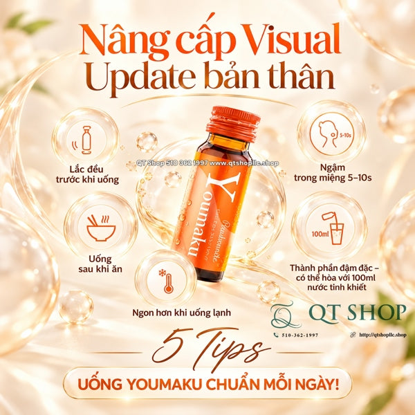 Peauhonnete - Nước Uống Collagen TBG Youmaku Stem Cell Nano Liquid (10 chai x 30ml) - EXP 2027.04