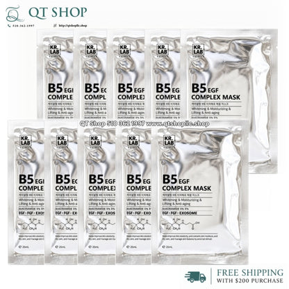 KR.LAB - Mặt Nạ B5 EGF Complex Mask - Combo 10 miếng