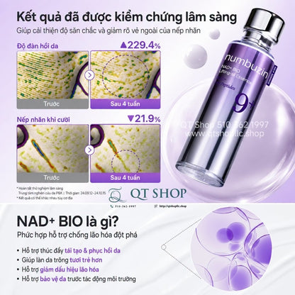 NUMBUZIN - Tinh Chất No.9 NAD+ BIO Lifting-sil Essence - 50ml - EXP 202906