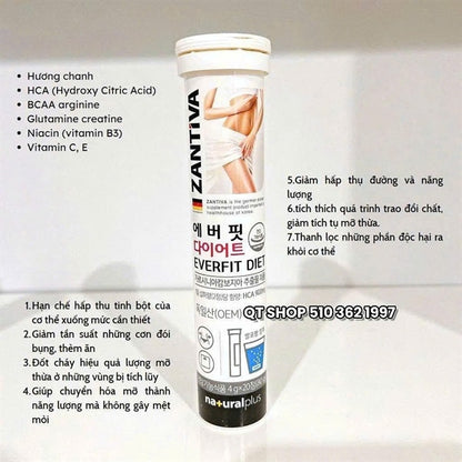 Sủi Giảm Cân Zantiva - EXP 202806