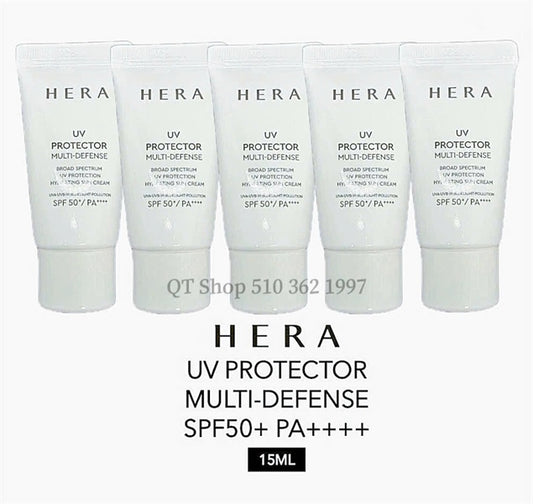 COMBO 5 Mini KCN Hera UV PROTECTOR MULTI DEPENSE - 15mlx5 - Không nâng tông - EXP 202806