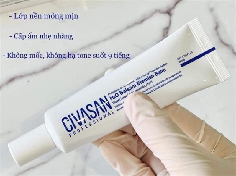 CIVASAN - Kem Dưỡng Phục Hồi H20 Balsam Blemish Balm - Da Khô - 35ml - EXP20280723