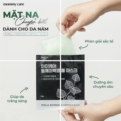 Mặt Nạ Tía Tô Mommy Care Perilla Whitening Ampoule Mask - 7ea - EXP 202707