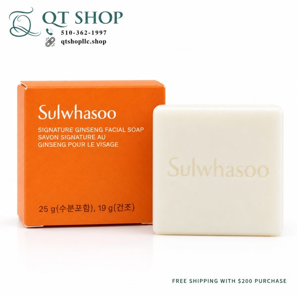 SULWHASOO - Xà Bông Cục Ginseng Facial Soap 25g - EXP 202702