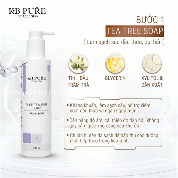 KB Pure - SRM Sữa Rửa Mặt Tea Tree - 250ml