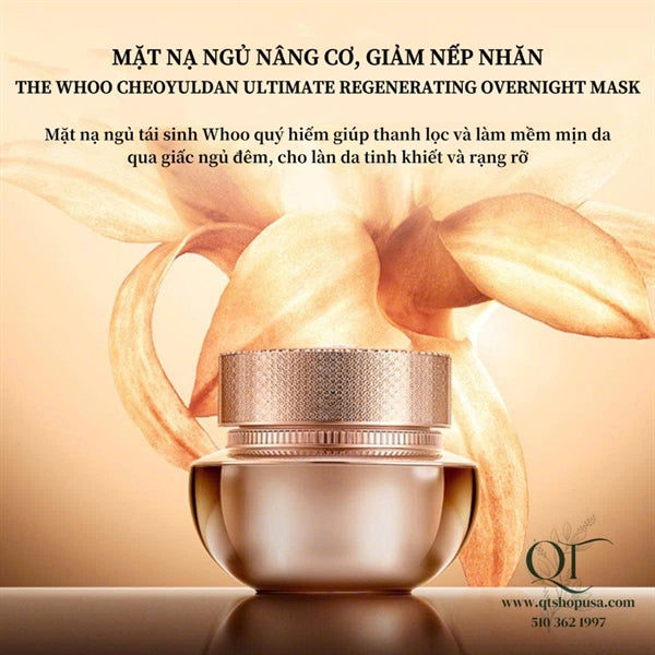 THE WHOO - Sample Mặt Nạ Ngủ Hoayul - 4mlx60 gói - EXP 202812