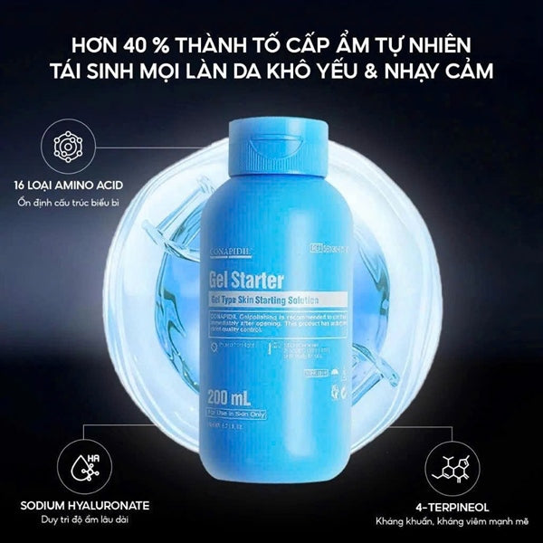 Pharmesthetics - Conapidil Toner Gel Starter Tinh Chất Dưỡng Sơ Cấp 200ml