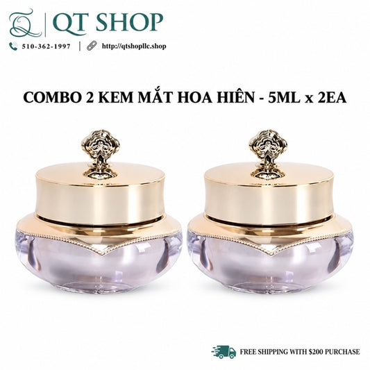 THE WHOO - Combo 2 Mini Kem Mắt Hoa Hiên - 5ml