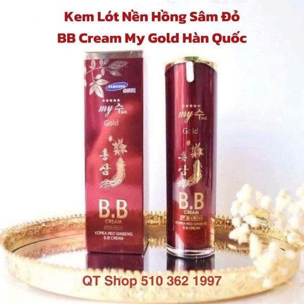 MY GOLD - BB Hồng Sâm Kem Lót Nền - 40ml - EXP 202905