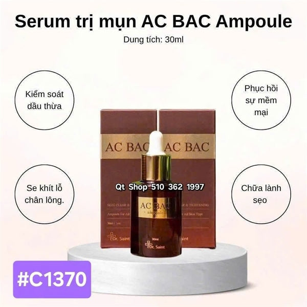 Serum trị mụn AC BAC - EXP 202705