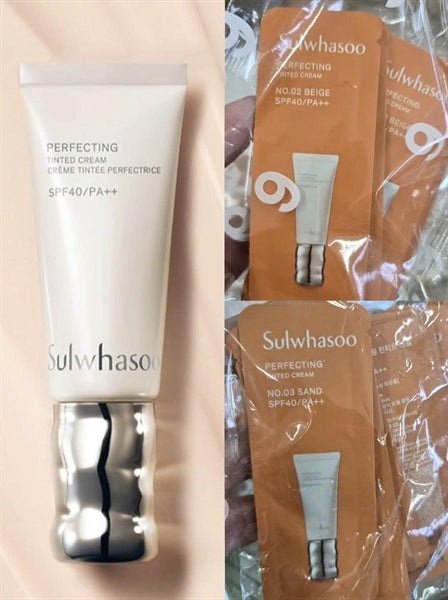 SULWHASHOO - Sample BB Perfecting Tinted Cream NO.2 BEIGE - 12 gói - EXP 202901