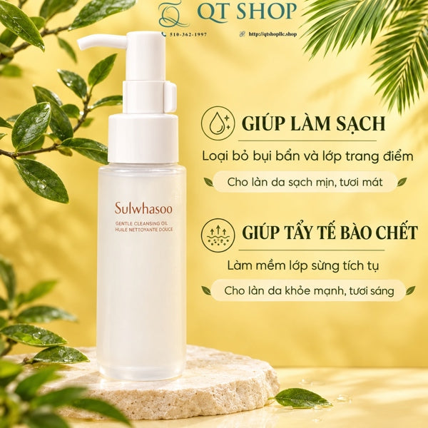 SULWHASOO - Mini Dầu Tẩy Trang Cleansing Oil - 50 ml - EXP 20290323