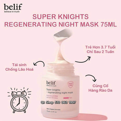 Mask Ngủ - Mặt Nạ Ngủ Belif - Màu Hồng - Chống lão hóa EXP 20270411