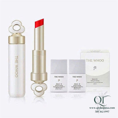 Set Mini BB Whoo trắng 13mlx2 (tông #23) + Son dưỡng Whoo màu 99