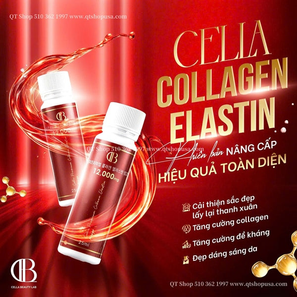 CELLA - Collagen Premium 360.000mg - 30 lọ x 25ml - Vị Xoài - EXP 202801