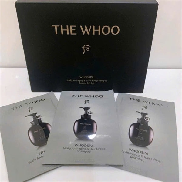 THE WHOO - Sample Dầu Gội Whoo Mới - 7ml x 50 gói - EXP 202812