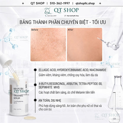 KB PURE - Serum Trắng Da Tirosinol 30ml - EXP 202903