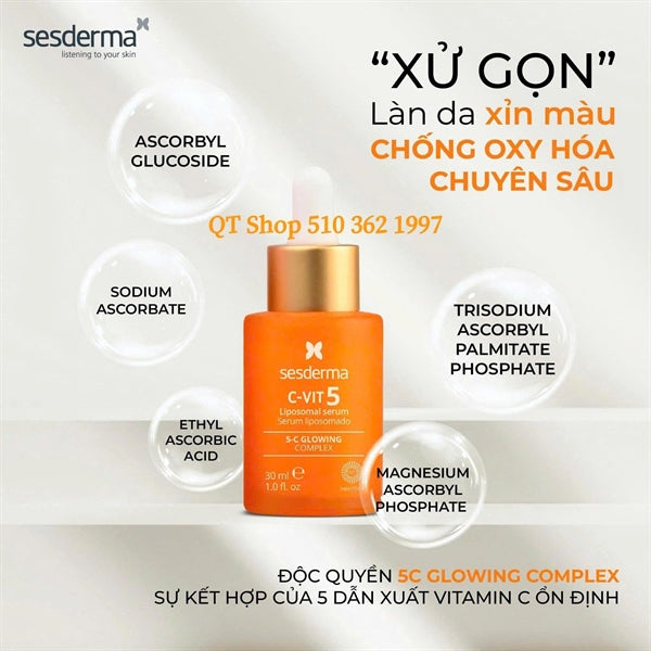 SESDERMA - Tinh Chất C-VIT 5 Liposomal Serum - 30ml
