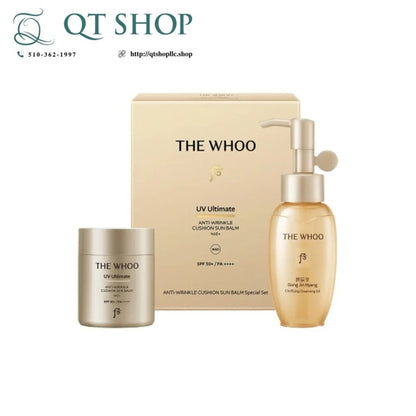 THE WHOO - Set Phấn tươi Whoo Vàng Sun Balm - EXP 202807