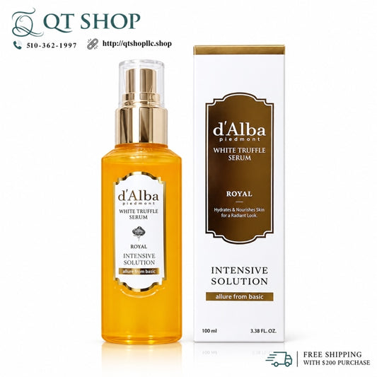 D'ALBA - Mist Xịt Khoáng White Truffle ROYAL Intensive Solution - 100ml - EXP 20280930