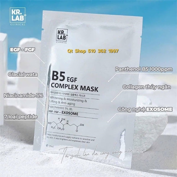Mask B5 EGF Complex KR.LAB- combo 5 miếng - EXP 202807