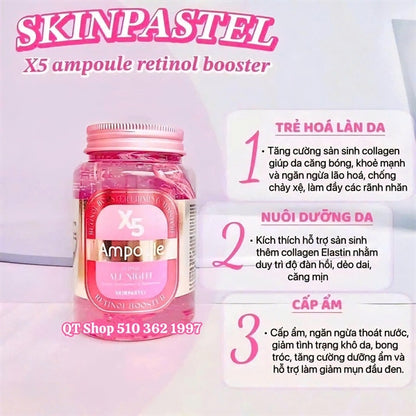 Serum tinh chất ampoule X5 retinol all night hủ hồng